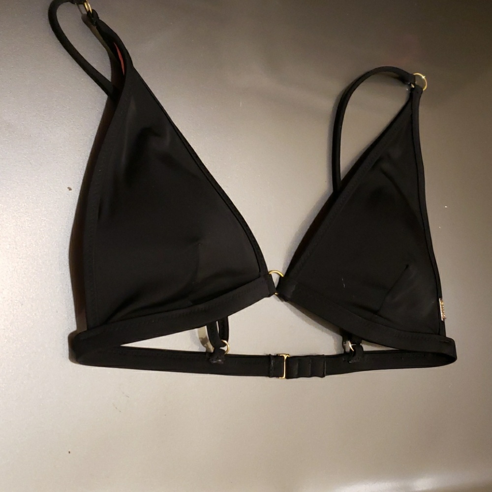 Black bathing suit top